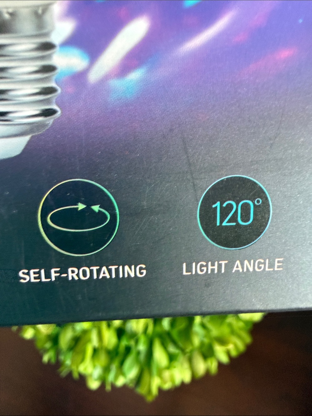 MERKURY INNOVATIONS 🪩DISCO PARTY🪩 LED SELF-ROTATING MULTI LIGHT BULBS 🌟BNIB🌟 - Picture 5 of 16